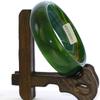 2.3" China Certified Nature Green Chalcedony Jade Women's Bangle Bracelets 6408 view 1