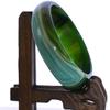 2.3" China Certified Nature Green Chalcedony Jade Women's Bangle Bracelets 6408 view 2