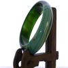 2.3" China Certified Nature Green Chalcedony Jade Women's Bangle Bracelets 6408 view 3