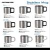 Captain Stag UH-2010 Outdoor Cup, Mug, Cup, Tumbler, 16.1 fl oz (470 ml), Double Stainless Steel, Hollow Double Wall Construction, Stainless Steel, New Murray view 2