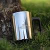 Captain Stag UH-2010 Outdoor Cup, Mug, Cup, Tumbler, 16.1 fl oz (470 ml), Double Stainless Steel, Hollow Double Wall Construction, Stainless Steel, New Murray view 3