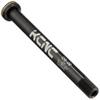 KCNC KQR08 Bicycle Through Axle, Black, 0.5 x 3.9 inches (12 x 100 mm), Hex (Aren Key), Fixed Type, Screw Pitch 0.06 inches (1.5 mm), for Front view 1