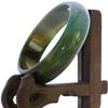 2.3" China Certified Nature Green Chalcedony Jade Women's Bangle Bracelets 6411 view 2