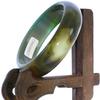 2.3" China Certified Nature Green Chalcedony Jade Women's Bangle Bracelets 6411 view 3