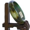 2.3" China Certified Nature Green Chalcedony Jade Women's Bangle Bracelets 6411 view 4