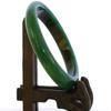 2.6" China Certified Nature Green Chalcedony Jade Women's Bangle Bracelets 6404 view 4