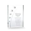 Baudville Engraved Trophy - Clear Acrylic - Star Accents - Award for Employees - Personalized Engraving view 1