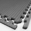 IncStores 7/8 Inch Thick Tatami Foam Flooring Tiles | Textured Interlocking Foam Tiles for Martial-Arts Floor Protection in Your Home Gym, Playroom, and More | Black/Grey, 2-3'x3' Tiles (18 Sq Ft) view 4