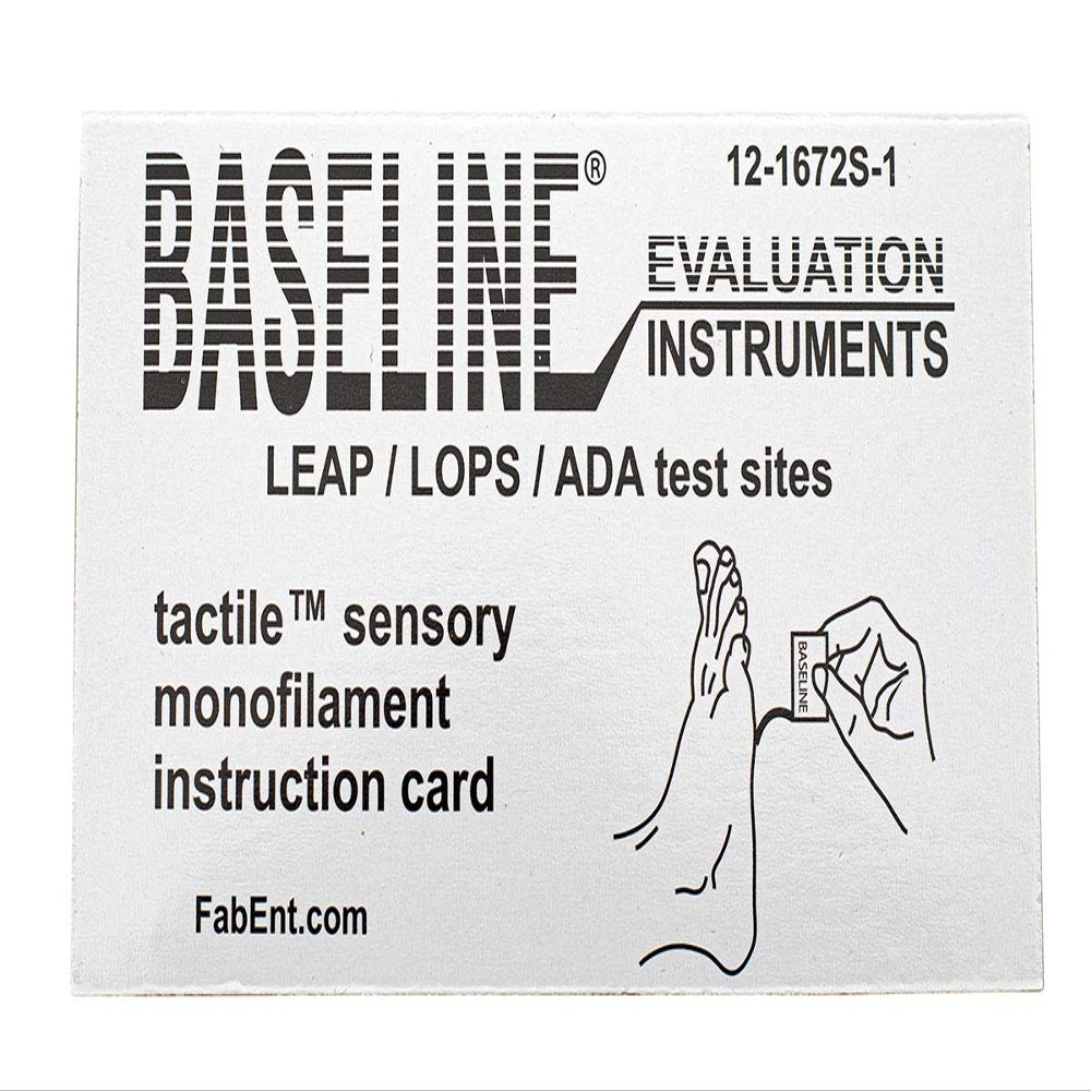 FEI Baseline Tactile Monofilament - ADA/LEAP/LOPS - Disposable w/Sleeve - 5.07-10 Gram - 1 ea.