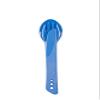 Lifeventure Ellipse Plastic Interlocking Cutlery Set for Camping, Travel & Outdoor - Blue view 2