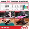 AIREX Fitline 180 Premium Exercise Mat - Home Workout Mat for Rehabilitation, Strength Training, Water Aerobics, Exercise, Fitness, Home Workouts 72" x 23", Aqua, With Hanging Grommets view 4