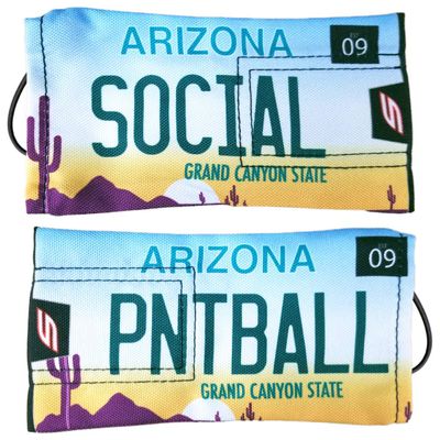 Social Paintball Barrel Cover/Sock (Arizona Plate)