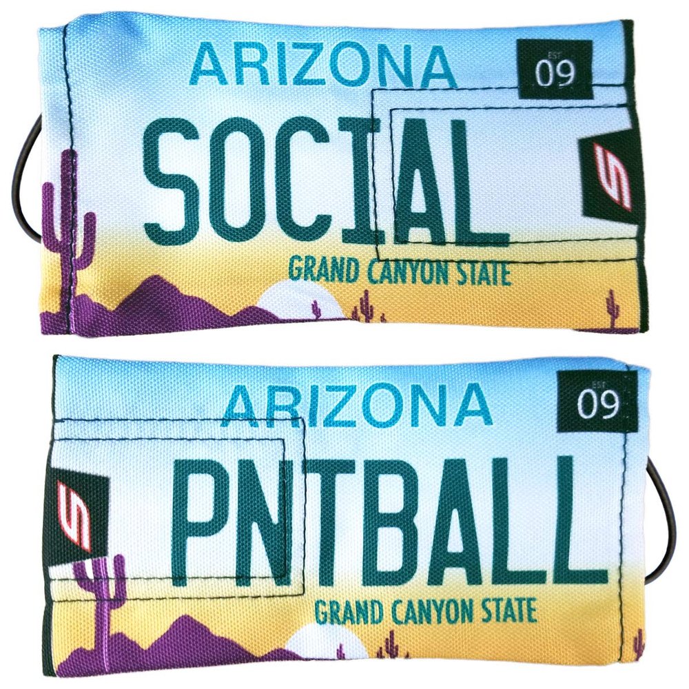 Social Paintball Barrel Cover/Sock (Arizona Plate)
