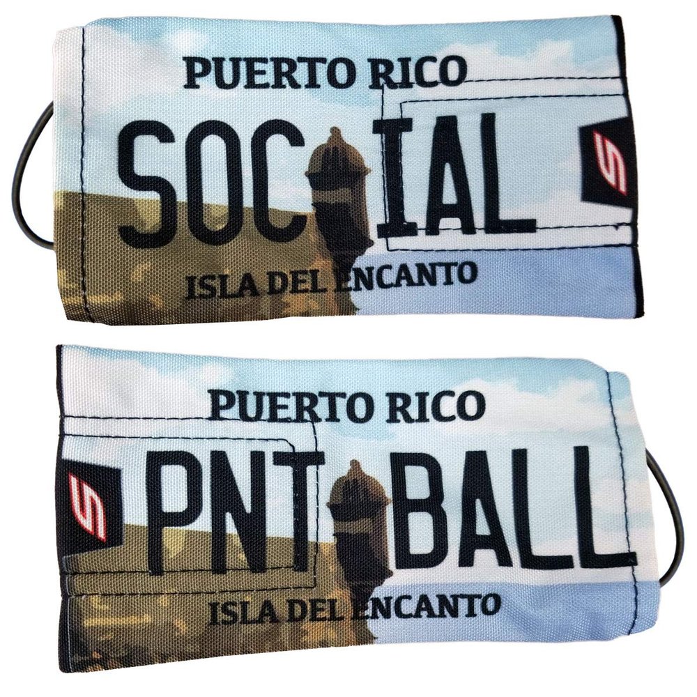 Social Paintball Barrel Cover/Sock (Puerto Rico Plate)