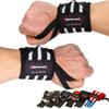 Rip Toned Wrist Wraps for Weightlifting  USPA & USAPL Approved 18" Wrist Straps for Powerlifting  Adjustable, Durable Gym Wraps with Thumb Loop  Quality Support for Men & Women  Black-White Flex view 1