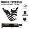 Rip Toned Wrist Wraps for Weightlifting  USPA & USAPL Approved 18" Wrist Straps for Powerlifting  Adjustable, Durable Gym Wraps with Thumb Loop  Quality Support for Men & Women  Black-White Flex view 4