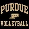AH1116 - Purdue Boilermakers Arch Logo Volleyball Hoodie - 2X-Large - Black view 3
