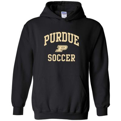 AH1101 - Purdue Boilermakers Arch Logo Soccer Hoodie - Small - Black