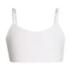 Bleuet Girls Reversible Training Bra  Seamless, Ultra Soft First Bra for Teens & Tweens | Dual-Layer Bralette, Adjustable Straps, Tag-Free Comfort White