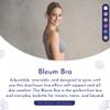 Bleuet Girls Reversible Training Bra  Seamless, Ultra Soft First Bra for Teens & Tweens | Dual-Layer Bralette, Adjustable Straps, Tag-Free Comfort White view 2