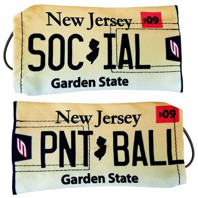 Social Paintball Barrel Cover/Sock (New Jersey Plate)