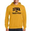UGP Campus Apparel AH1115 - Iowa Hawkeyes Arch Logo Track & Field HOODIE - X-Large - Gold view 4