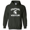 AH1104 - Michigan State Spartans Arch Logo Wrestling Hoodie - Large - Forest view 1