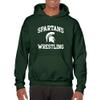 AH1104 - Michigan State Spartans Arch Logo Wrestling Hoodie - Large - Forest view 4