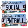 Social Paintball Barrel Cover/Sock (Georgia Peach Plate) view 1