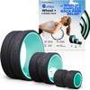 Chirp Wheel Foam Roller  Targeted Back & Neck Relief, Lumbar Spine Stretcher, Spinal Decompression Back Stretcher, Massage Roller with Density Foam for Physical Therapy, Supports 500lbs, 3-Pack Mint view 1