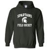 AH1112 - Michigan State Spartans Arch Logo Field Hockey Hoodie - X-Large - Forest view 1