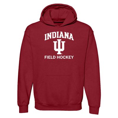 AH1112 - Indiana Hoosiers Arch Logo Field Hockey Hoodie - 3X-Large - Cardinal