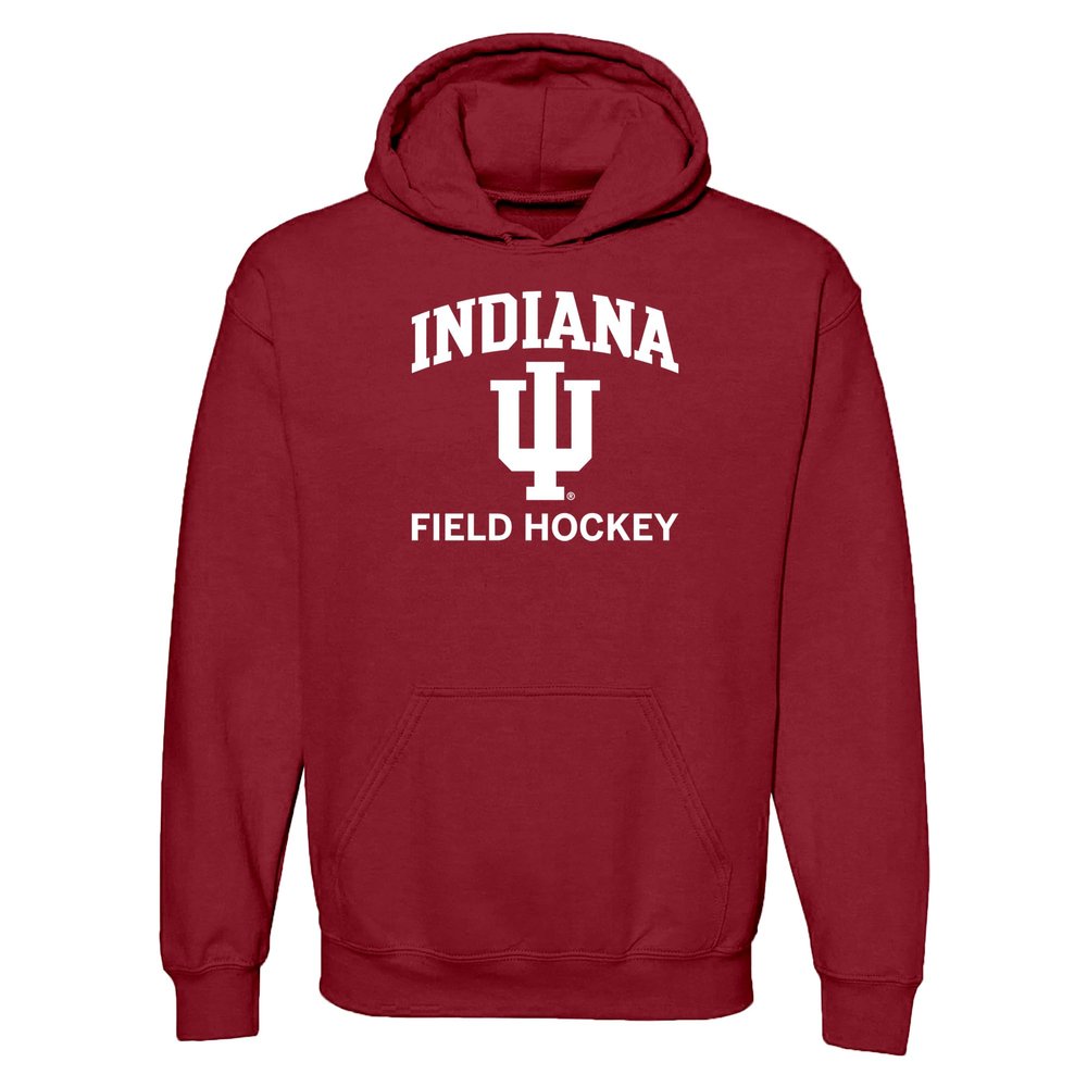 AH1112 - Indiana Hoosiers Arch Logo Field Hockey Hoodie - 3X-Large - Cardinal