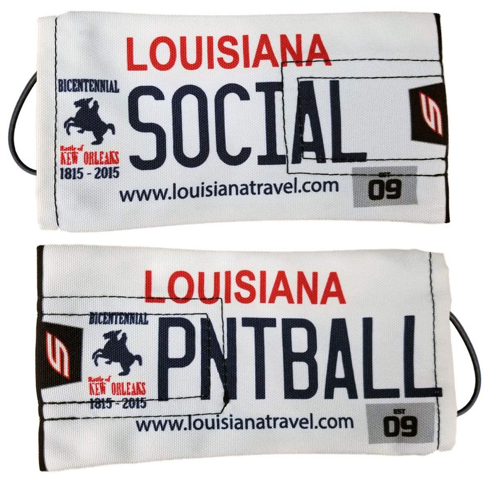 Social Paintball Barrel Cover/Sock (LA State Plate)