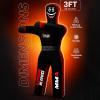 Un-Filled Wrestling Dummy for Kids  Youth Grappling Dummies BJJ, MMA, Jiu Jitsu & Judo Training Partner  Durable Martial Arts Practice Buddy  (Black, 3ft / 36 Inches) view 2