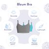 Bleuet Girls Reversible Training Bra  Seamless, Ultra Soft First Bra for Teens & Tweens | Dual-Layer Bralette, Adjustable Straps, Tag-Free Comfort view 4