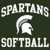 AH1114 - Michigan State Spartans Arch Logo Softball Hoodie - 2X-Large - Forest view 2