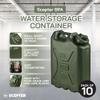 Scepter 10-Pack Portable Military Style Water Container for Camping & Outdoors, 5 Gallon, Green - Heavy-Duty Plastic Beverage and Hydration Dispenser for Outdoor Trip view 2
