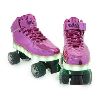 CHICAGO Skates Pulse Light Up Quad Skates, Women's Adult Sizes, Pink, 6 (CRS710-06)