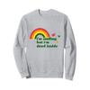 "I'm Smiling But I'm Dead Inside" Rainbow Vintage Dark Humor Sweatshirt view 1