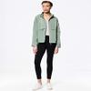 Andrew Marc Women's Plus Size Hooded Windbreaker, Green, Small view 3