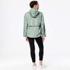 Andrew Marc Women's Plus Size Hooded Windbreaker, Green, Small view 4