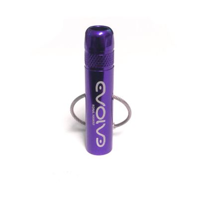 SPEARFISHING WORLD Evolve CT 3/8-inch Polespear Tip Adapter Purple (for 8 mm Shaft with Thread)