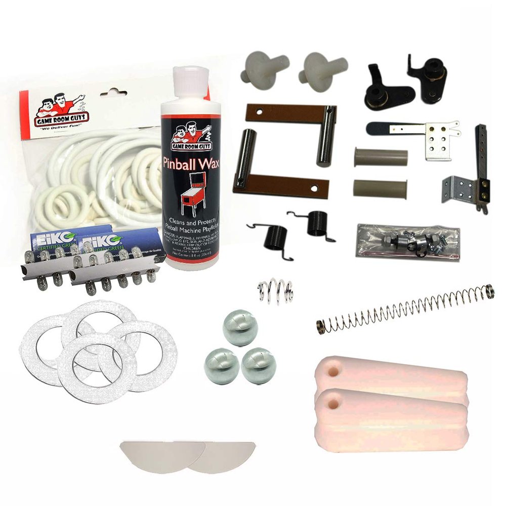 Game Room Guys 1966 Gottlieb Cross Town Pinball White Premium Maintenance Kit