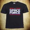 ALLNTRENDS Men's T Shirt United States Space Force USA Love Spaceship Tshirt (S, Black) view 4