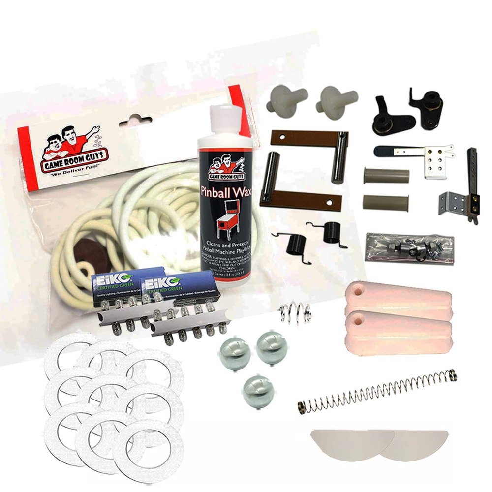 Game Room Guys 1963 Gottlieb Slick Chick Pinball White Premium Maintenance Kit