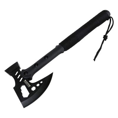 DEFENDER XTREME 15" All Black Tactical Axe Throwing Flat Head Stainless Steel