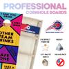 CornholeGamesUSA Pro Cornhole Boards Set | Made in USA | 3/4 Baltic Birch | No Bounce | Triple Thick Legs | Two Brace & Handles, Tournament 2x4 Regulation Set with Score Tower & Cornhole Bags view 2