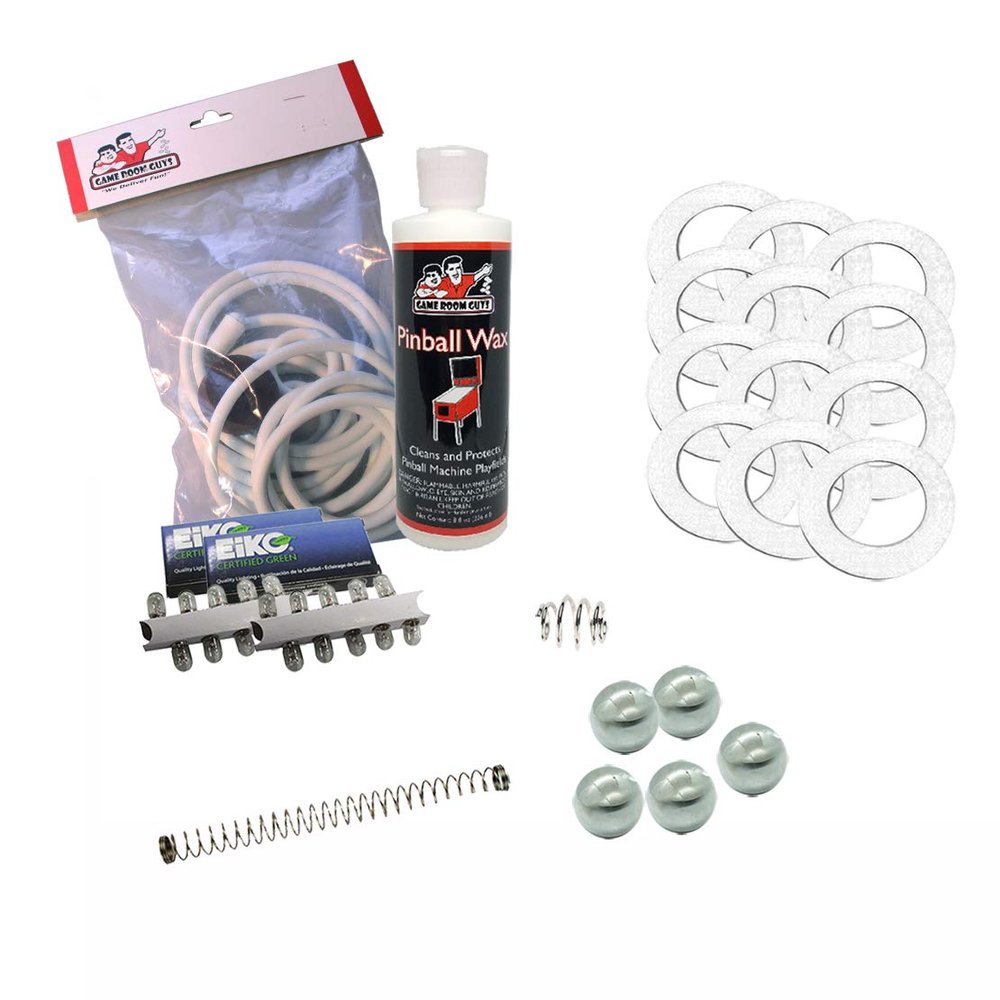 Game Room Guys 1946 Genco Step-Up Pinball White Premium Maintenance Kit