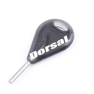 DORSAL Molded Stainless Steel Surfboard Fins Hex Key Surf (FCS Compatible) Smoke Universal Stainless Steel